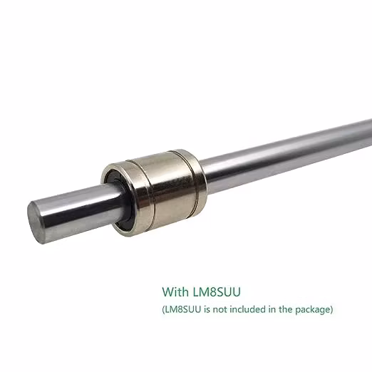 Eixo serrilhado de polimento linear de aço endurecido de precisão personalizada do ODM do OEM