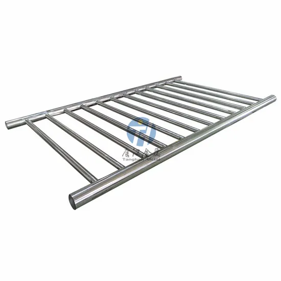 Suporte de suporte de ar condicionado com tubo de ferro galvanizado personalizado para caravana de acampamento e casa de motor